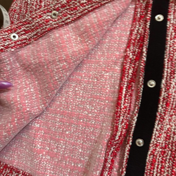 Maje Red and Black Mini Dress - Picture 14 of 14